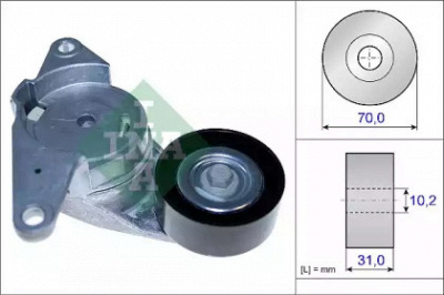 WILMINK GROUP wg1253554 -  Натяжная планка, поликлиновой ремень